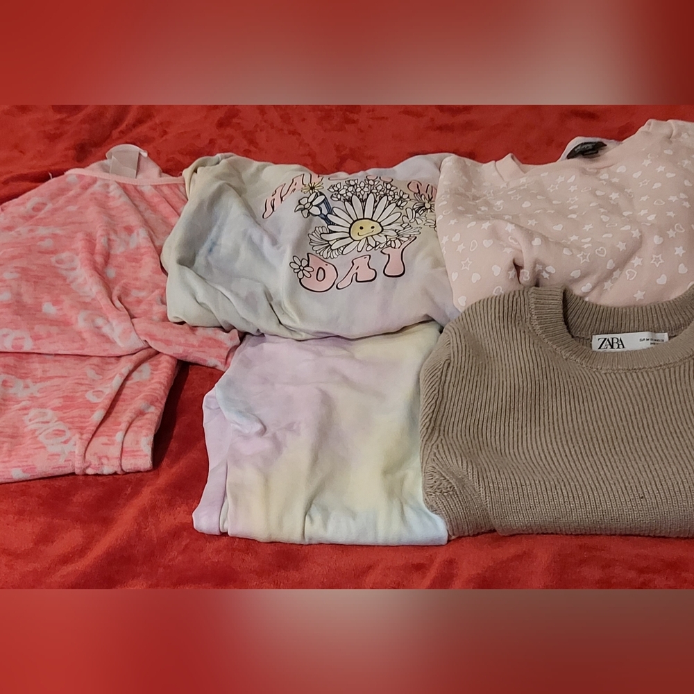 *3 Listings $30*Zara Beige Knit Sweater, PJ Set, Sweatshirt Comfy Loungewear Set